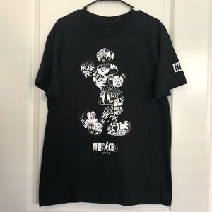 Neff Disney Mickey Mouse T-Shirt Black Sz Large